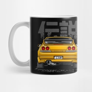 Monster Skyline GTR R33 (Royal Gold) Mug